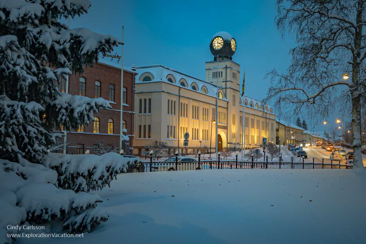 Photo of the Tobacco Museum (the former Strengberg Tobacco factory) in Jakobstad (Pietarsaari), Finland. (Photo &copy; Cindy Carlsson at ExplorationVacation.net)