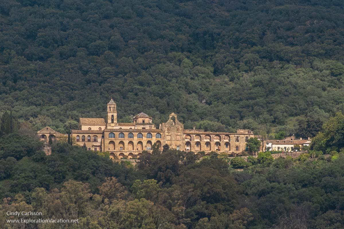 Photo of the Monastery of San Jeronimo de Valparaiso in the hills above the Medina Azahara UNESCO World Heritage Siite in Cordoba Spain. (Photo © Cindy Carlsson on ExplorationVacation.net)