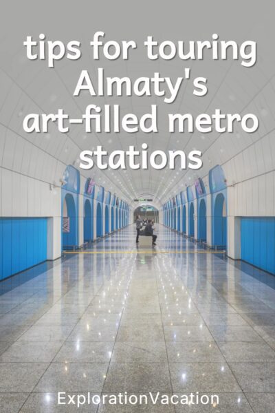 The space-age Baikonyr (Baikonur) metro station