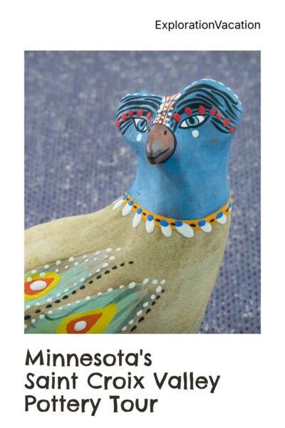 Fanciful ceramic bird
