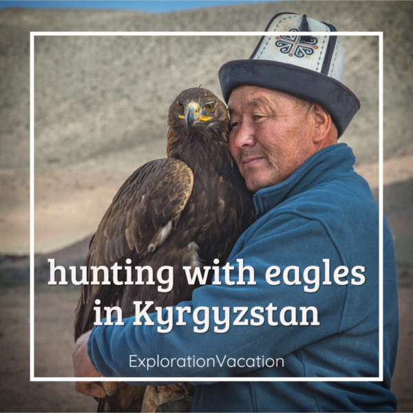 Link to post on falconry with golden eagles in Kyrgyzstan on ExplorationVacation.net.